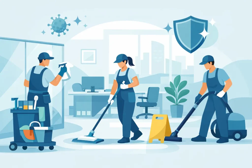 Commercial Cleaning Services That Protect Your Workplace